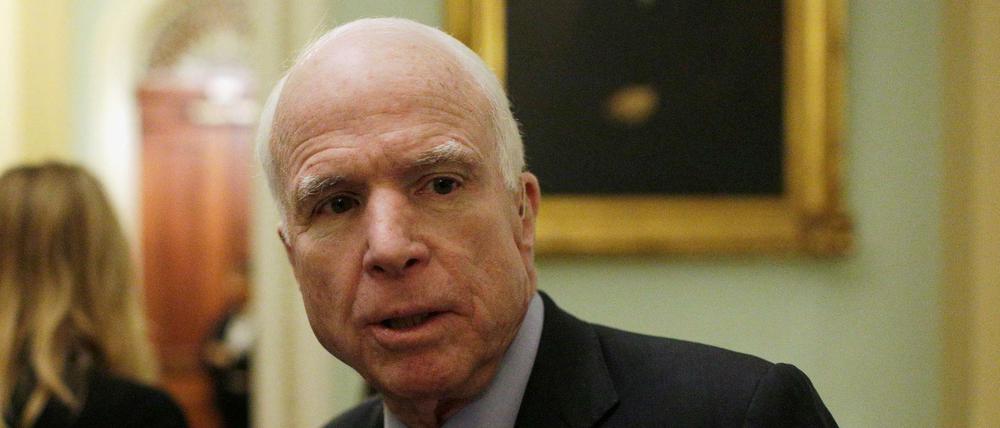 Der republikanische US-Senator John McCain. 