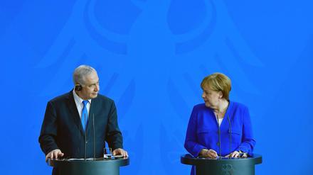 In aller Freundschaft . Strittiges deutlich ansprechen - darin haben Angela Merkel und Benjamin Netanjahu Erfahrung. 