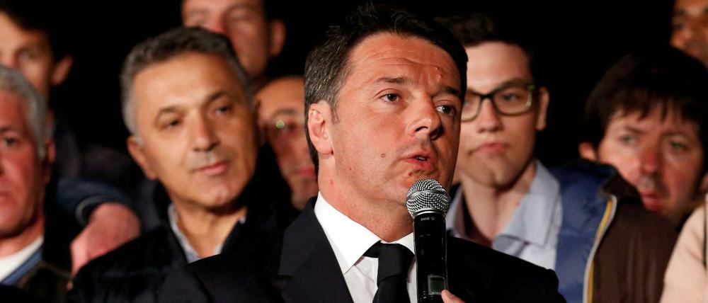 Ex-Premierminister Matteo Renzi will wieder Regierungschef werden.