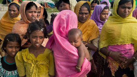 Viele Rohingya-Frauen berichten über Vergewaltigungen.