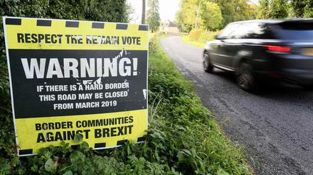 Brexit-Warnung: Diese Straße, die von Irland nach Nordirland führt, könnte ab März 2019 geschlossen werden. 