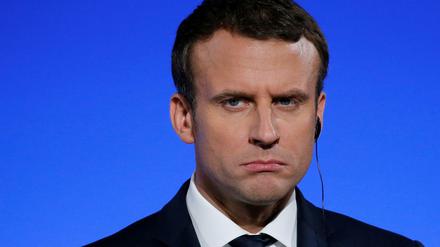 Die Zustimmungswerte für Frankreichs Staatschef Macron sanken binnen eines Monats um zehn Prozentpunkte.