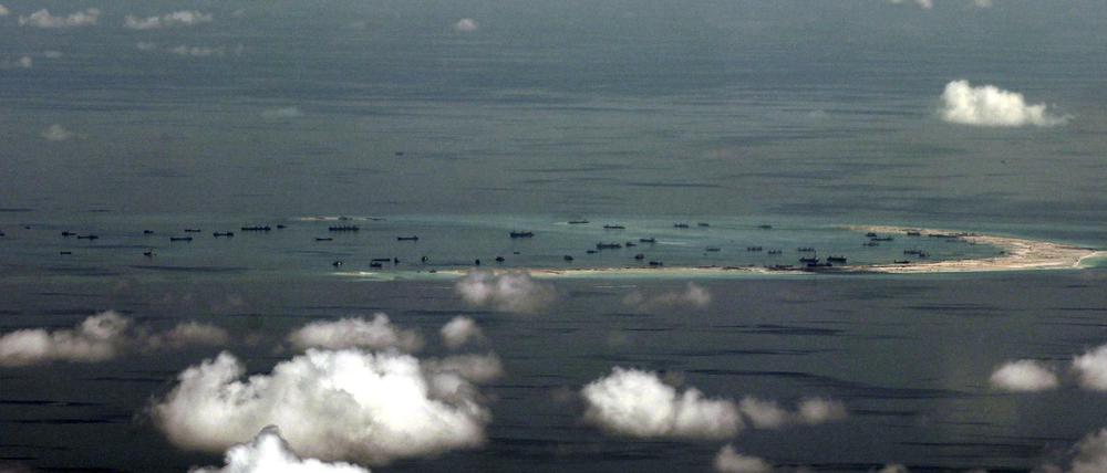 Die von China künstlich errichtetetn Inseln im Südchinesischen Meer könnten zum Streitfall mit den USA werden.