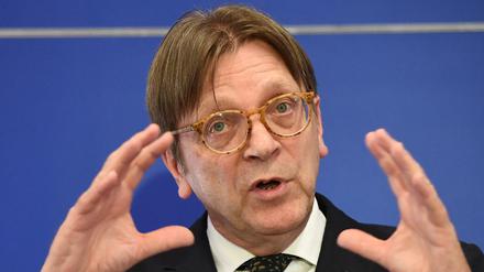 Der Brexit-Beauftragte der EU, Guy Verhofstadt 