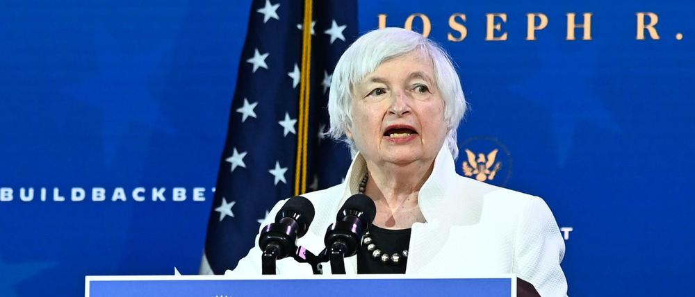 Soll erste Finanzministerin werden: Die frühere Fed-Chefin Janet Yellen. 