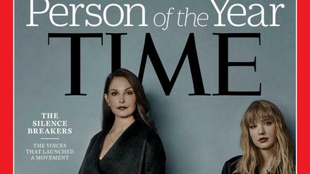 Das "Time"-Magazin mit Personen des Jahres, die das Schweigen gebrochen haben. 