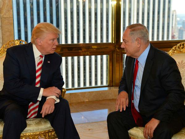 In vielem auf einer Linie, aber nicht in allen Fragen: Donald Trump und Benjamin Netanjahu (Archivbild) treffen sich am Mittwoch in Washington.