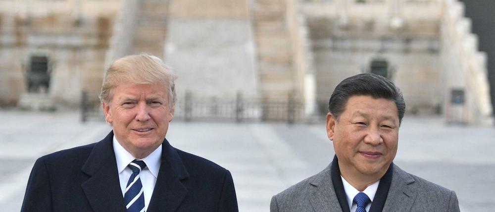 Gute Miene zu welchem Spiel? US-Präsident Donald Trump und sein chinesischer Kollege Xi Jinping wollen beim G20-Gipfel über ihren Handelsstreit sprechen.