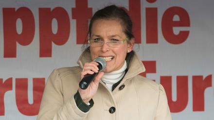 Die Pegida-Aktivistin Tatjana Festerling.
