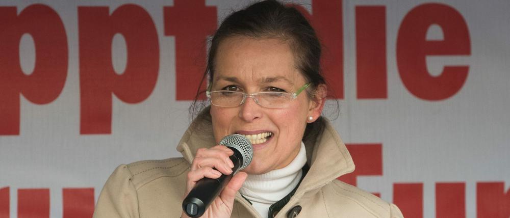 Die Pegida-Aktivistin Tatjana Festerling.