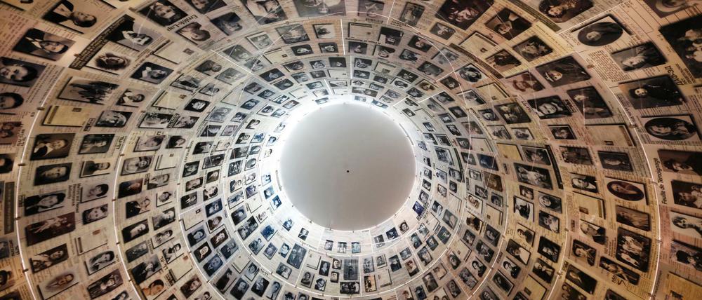 Die "Hall of Names" in Israels Holocaust-Gedenkstätte Yad Vashem.