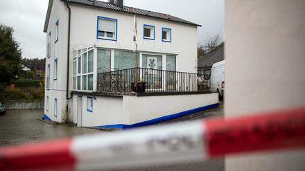 Haus des "Reichsbürgers" in Georgensgmünd, der Polizeibeamte attackiert und einen getötet hatte. 