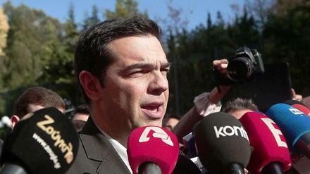 Freut sich auf die Neuwahlen: Der Chef der griechischen Linkspartei Syriza, Alexis Tsipras.