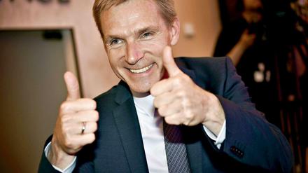 Will die dänischen Rechtspopulisten gesellschaftsfähig machen: Kristian Thulesen Dahl als Gewinner am Wahlabend.