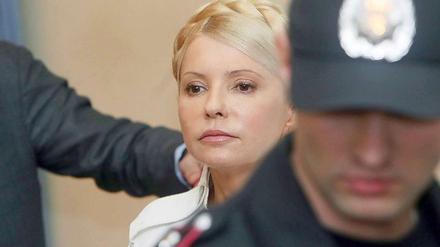 Julia Timoschenko, Oppositionsführerin in der Ukraine.