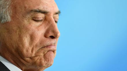 Schwere Vorwürfe: Brasiliens Präsident Michel Temer soll Bestechungsgelder angenommen haben.