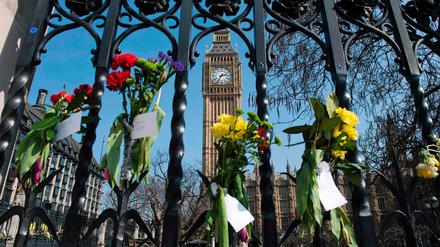 Gedenken die Opfer des Anschlags in London 