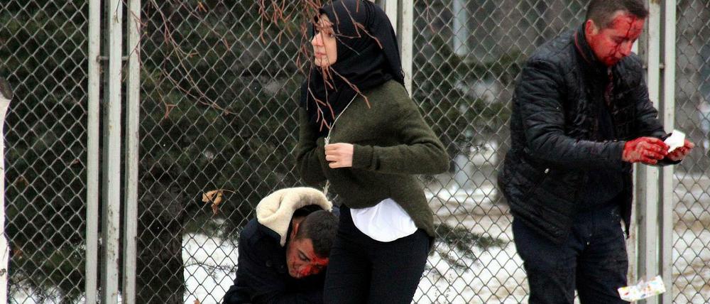 Bei dem Anschlag am Samstagmorgen starben in der Türkei mindestens 13 Menschen, 55 weitere wurden verletzt. 