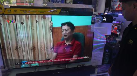 Bericht vom Prozess gegen Trinh Xuan Thanh im vietnamesischen Fernsehen 