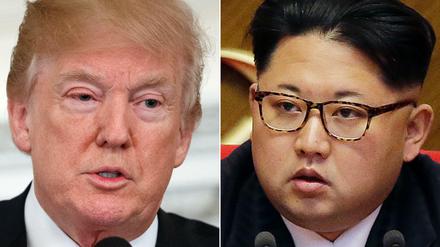 US-Präsident Donald Trump und Nordkoreas Machthaber Kim Jong Un.