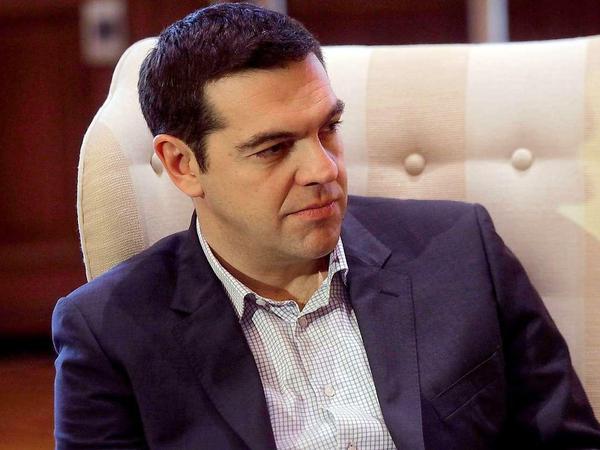 Hat es nicht einfach. Alexis Tsipras, Ministerpräsident von Griechenland