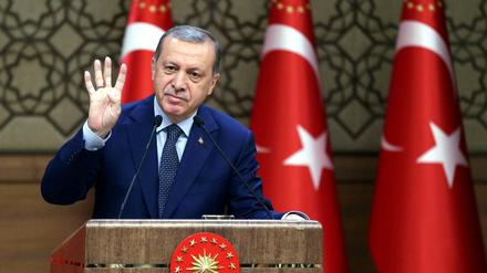 Umstritten: der türkische Staatspräsident Erdogan.