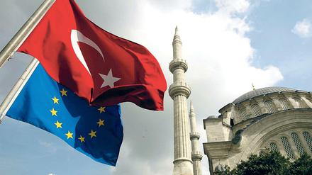Stillstand. Die Beitrittsgespräche zwischen der EU und Ankara liegen auf Eis. 