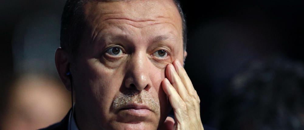 Der Präsident der Türkei, Präsident Recep Tayyip Erdogan. 