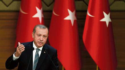 Zeigt bislang kein Entgegenkommen in Richtung einer Änderung der Anti-Terrorgesetze: der türkische Präsident Recep Tayyip Erdogan. 
