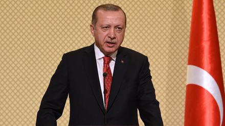 Der türkische Staatspräsident Recep Tayyip Erdogan. 