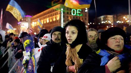 In Kiew werden am Sonntag wieder prowestliche Demonstrationen erwartet. Doch auch die Regierung will ihre Anhänger in der Hauptstadt versammeln.