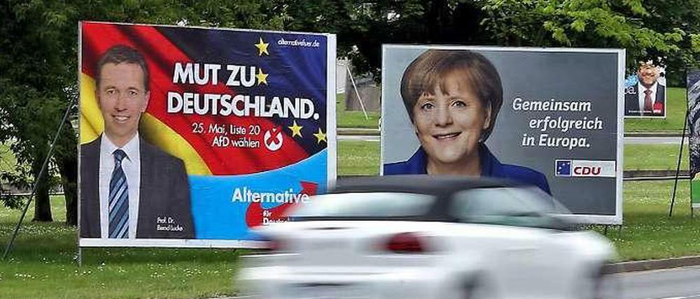 Abgrenzen oder nicht? Die CDU unter Parteichefin Merkel ist sich uneins, wie man mit der AfD umgehen will.