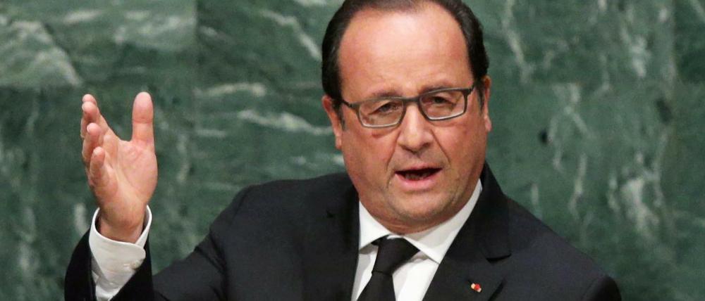 Der französische Präsident Hollande: Gespräche mit Assad sind möglich, aber dessen Ablösung unausweichlich.