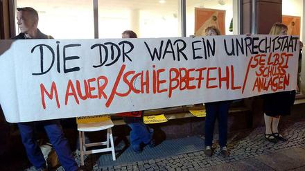 Die DDR war ein Unrechtsstaat. Für viele ist das keine Frage - für viele in der Linkspartei schon.
