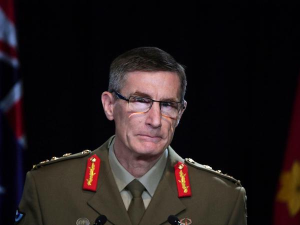Angus Campbell, Chef der australischen Verteidigungsstreitkräfte, stellte 2020 den Untersuchungsbericht über den Afghanistan-Einsatz vor.