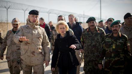 Ursula von der Leyen, hier bei einem Besuch in Afghanistan, sorgt sich um Libyen.
