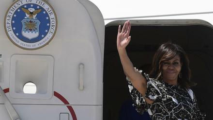 Auf dem Weg in ein neues Leben: First Lady Michelle Obama. 