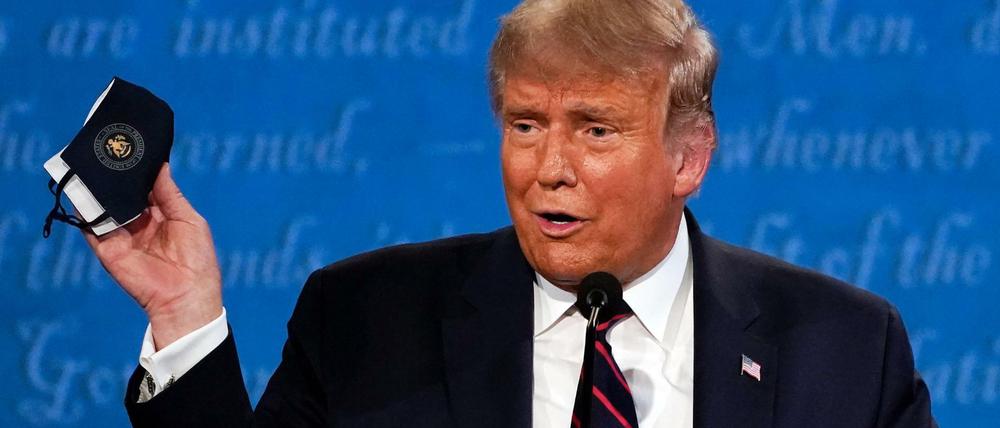 Hält Masken für nicht sinnvoll, ist jetzt mit Corona infiziert: US-Präsident Donald Trump.
