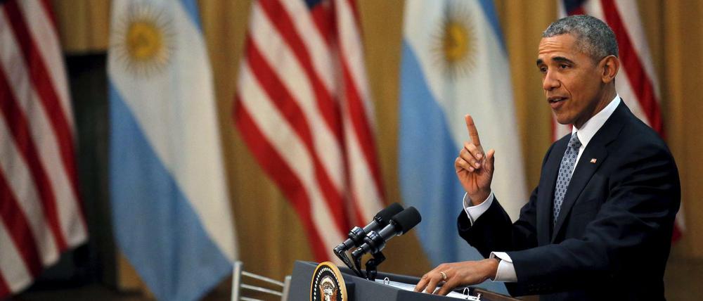 US-Präsident Barack Obama ist zu einem zweitägigen Besuch in Argentinien eingetroffen.