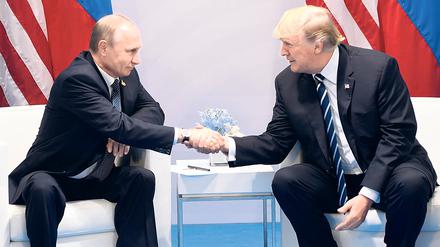Schwänzten gemeinsam die Klimagespräche bei G 20: Wladimir Putin und Donald Trump.