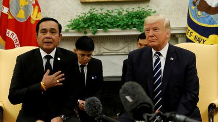 Der thailändische General Prayut Chan-o-Cha hatte schon nach seinem Besuch beim US-Präsidenten Donald Trump Wahlen angekündigt. 