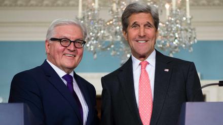 Außenminister Frank-Walter Steinmeier besuchte am Montag seinen US-Kollegen John Kerry in Washington.