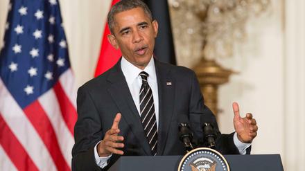 US-Präsident Barack Obama verkündete in Washington den Tod einer US-Geisel in Syrien.