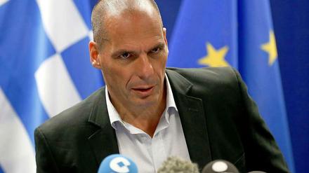 Yanis Varoufakis, Finanzminister Griechenlands, am 11. 5. 2015 in Brüssel.