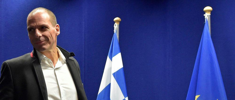 Der griechische Finanzminister Yanis Varoufakis in Brüssel