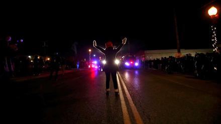 In zahlreichen US-Städten blockierten Protestierer in der Nacht den Verkehr.
