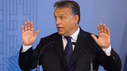 Ungarns Premier Viktor Orban fährt in der Flüchtlingskrise weiter eine extrem harte Linie.