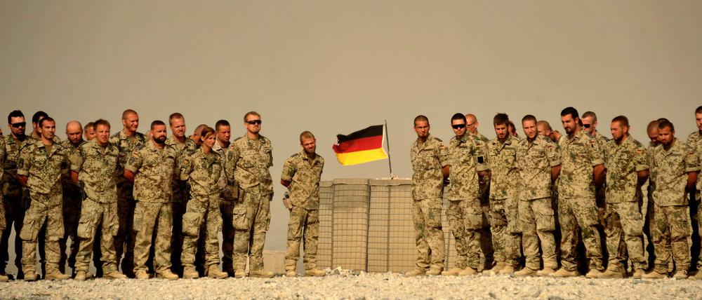 ISAF-Soldaten der Bundeswehr in Baglan, Afghanistan