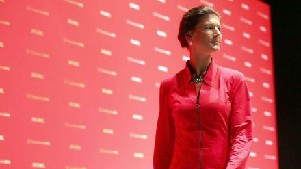 Sahra Wagenknecht, designierte Vorsitzende der Linksfraktion im Bundestag