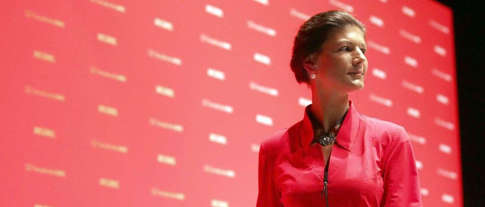 Sahra Wagenknecht, designierte Vorsitzende der Linksfraktion im Bundestag